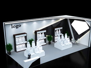 汽車用品幾何設(shè)計展會 3D效果圖下載與數(shù)字創(chuàng)意展示服務(wù)